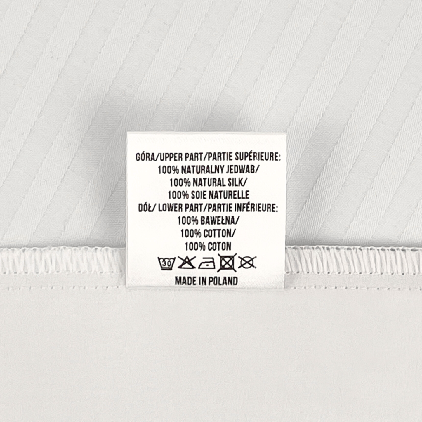 Qrown® hodvábna obliečka na vankúš 50x50 cm – 22 momme morušový hodváb, bavlnená zadná strana