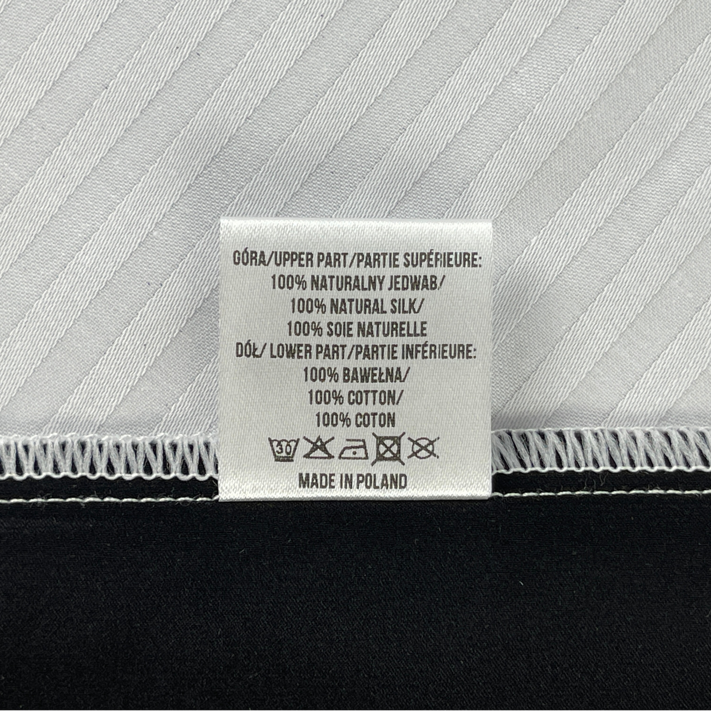 Qrown® hodvábna obliečka na vankúš 50x50 cm – 22 momme morušový hodváb, bavlnená zadná strana