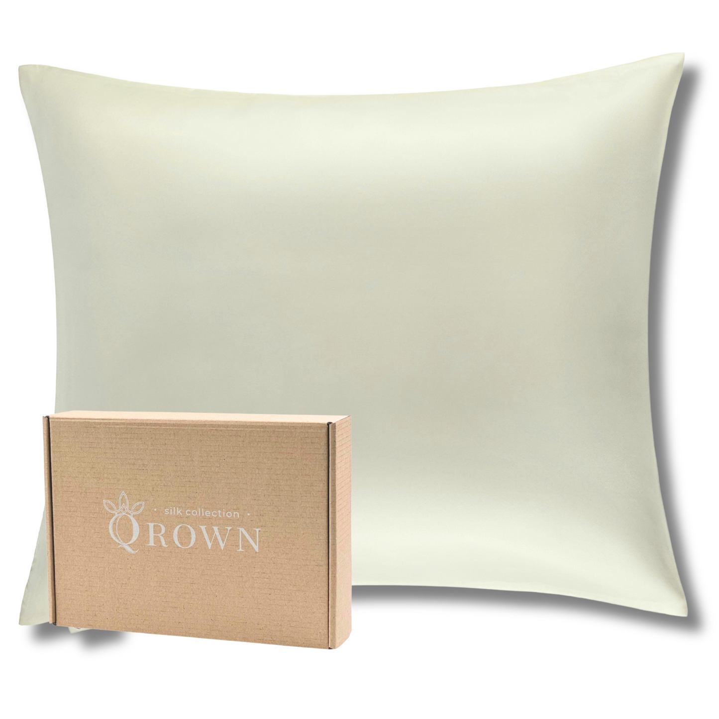 Qrown® Hodvábna obliečka na vankúš 40x60 cm – 22 momme morušový hodváb