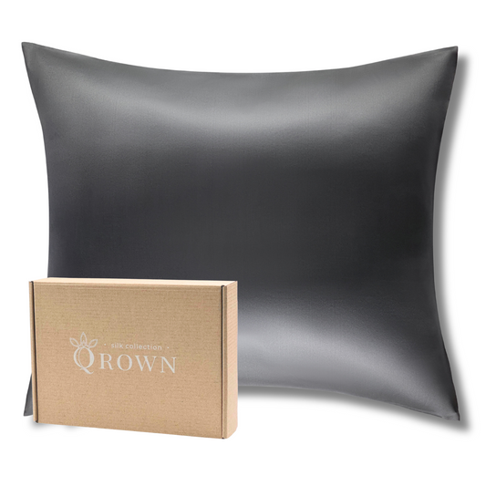 Qrown® Hodvábna obliečka na vankúš 50x70 cm – 22 momme morušový hodváb