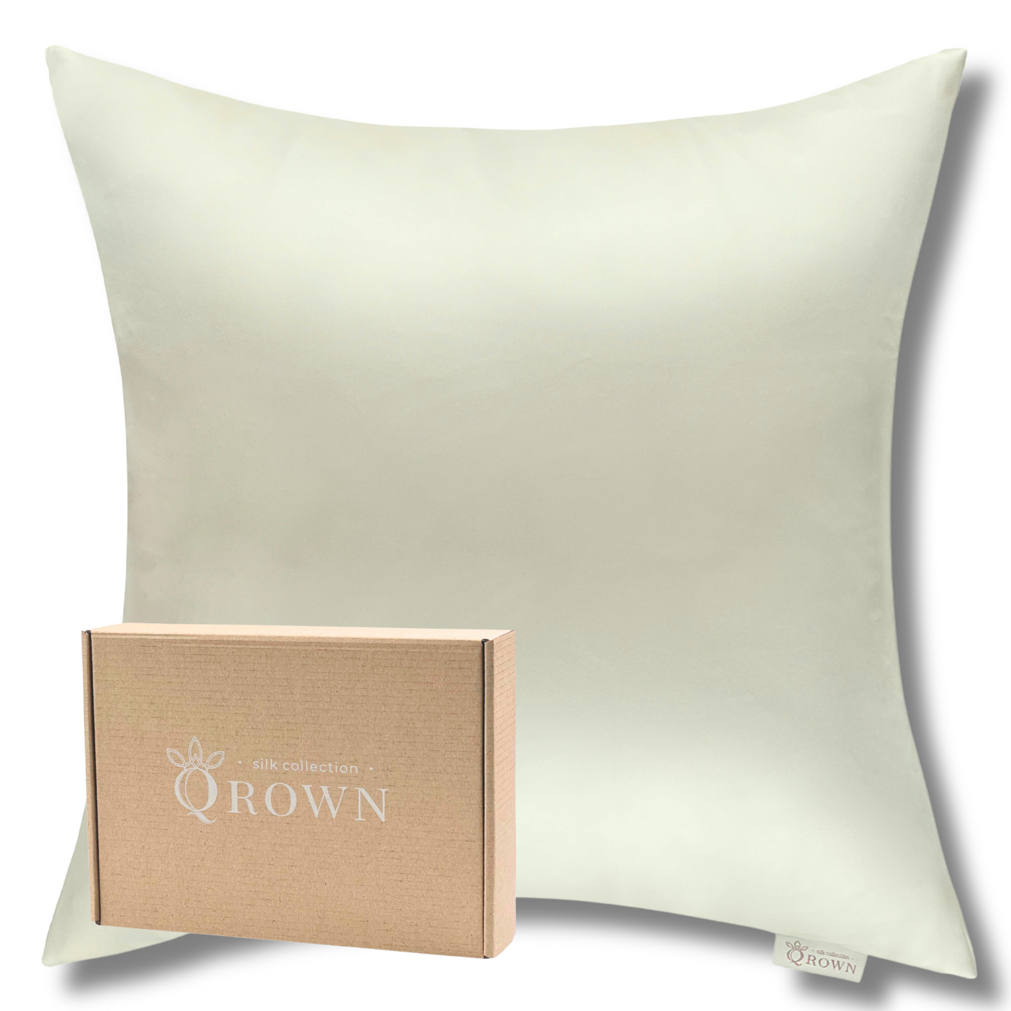 Qrown® Hodvábna obliečka na vankúš 40x40 cm – 22 momme morušový hodváb