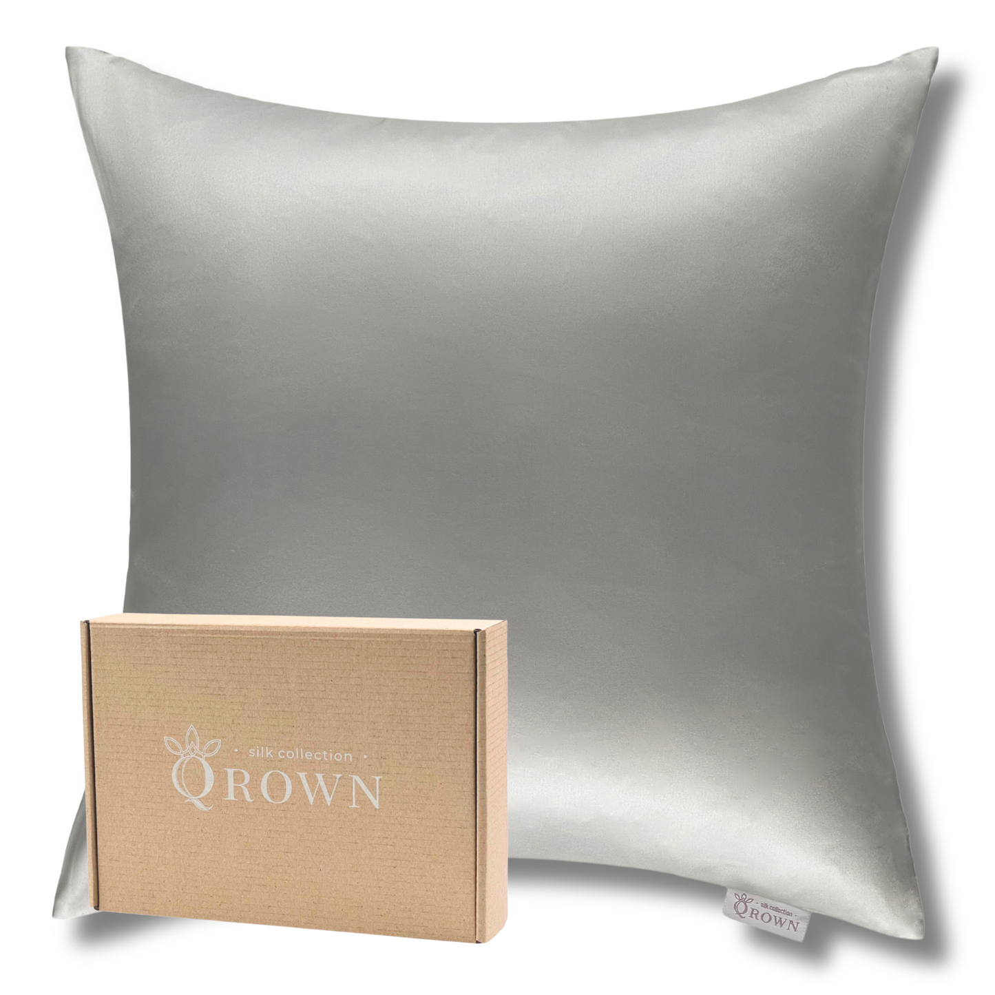 Qrown® Hodvábna obliečka na vankúš 40x40 cm – 22 momme morušový hodváb