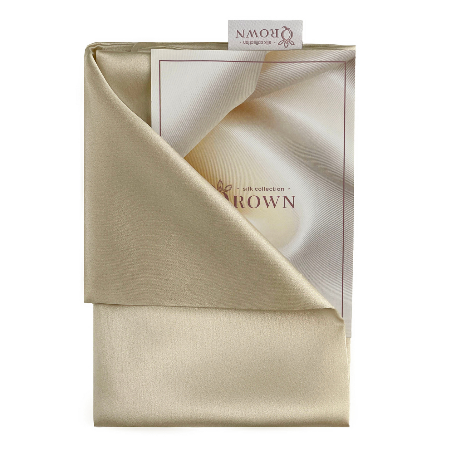 Qrown® Hodvábna obliečka na vankúš 40x40 cm – 22 momme morušový hodváb