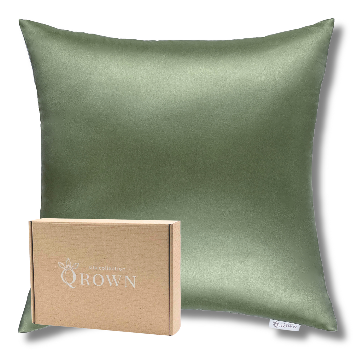 Qrown® Hodvábna obliečka na vankúš 40x40 cm – 22 momme morušový hodváb