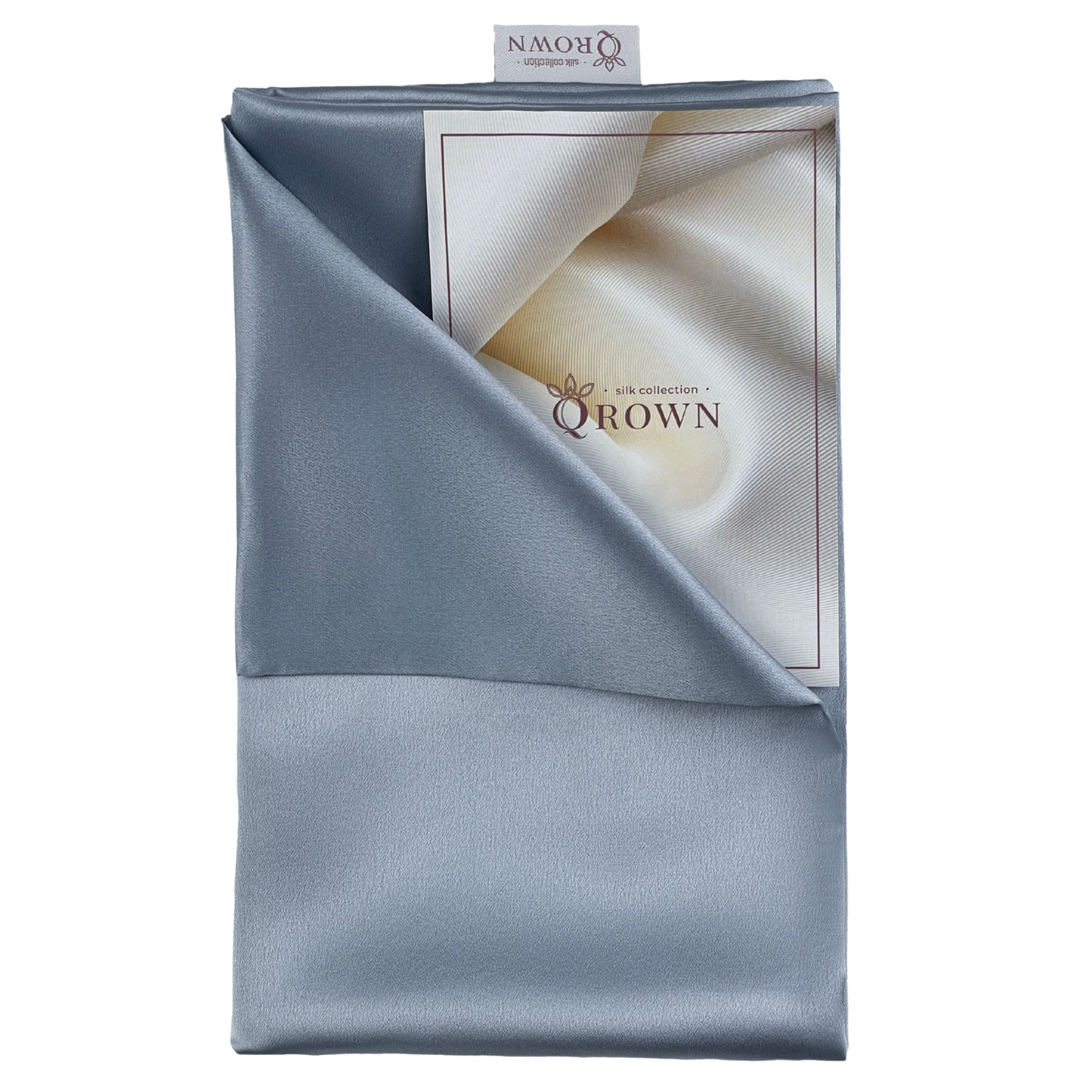 Qrown® Hodvábna obliečka na vankúš 40x40 cm – 22 momme morušový hodváb