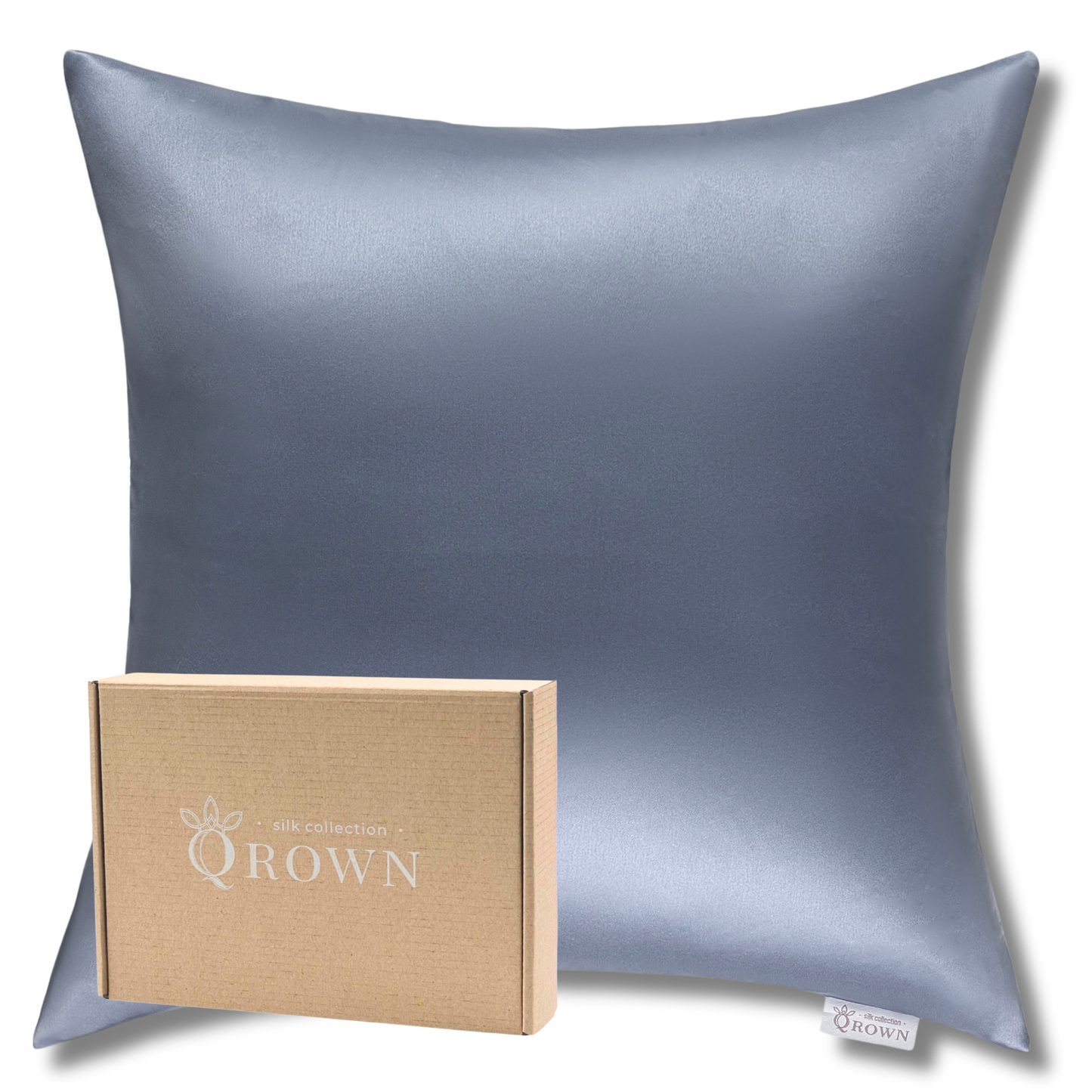Qrown® Hodvábna obliečka na vankúš 40x40 cm – 22 momme morušový hodváb