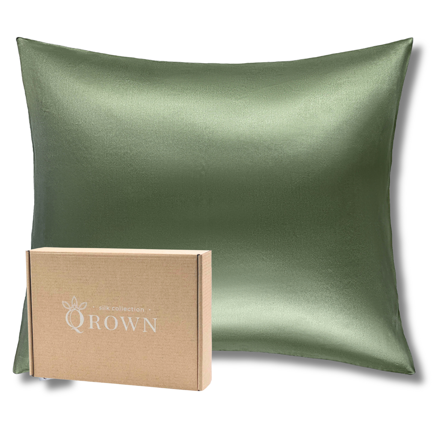 Qrown® Hodvábna obliečka na vankúš 40x60 cm – 22 momme morušový hodváb