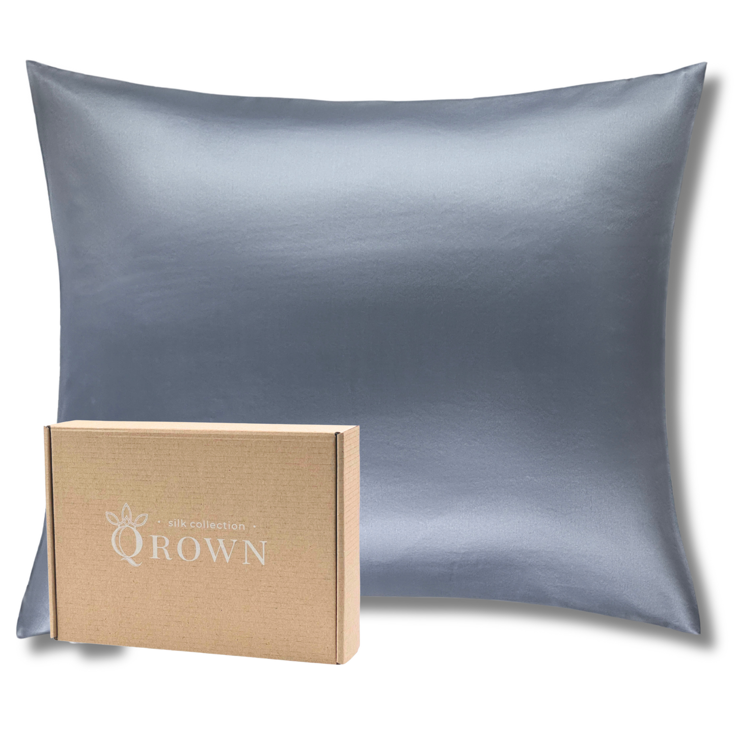Qrown® Hodvábna obliečka na vankúš 40x60 cm – 22 momme morušový hodváb