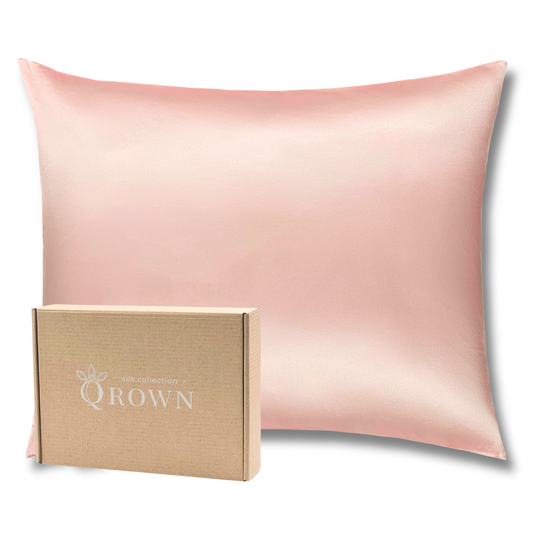 Qrown® Hodvábna obliečka na vankúš 40x60 cm – 22 momme morušový hodváb