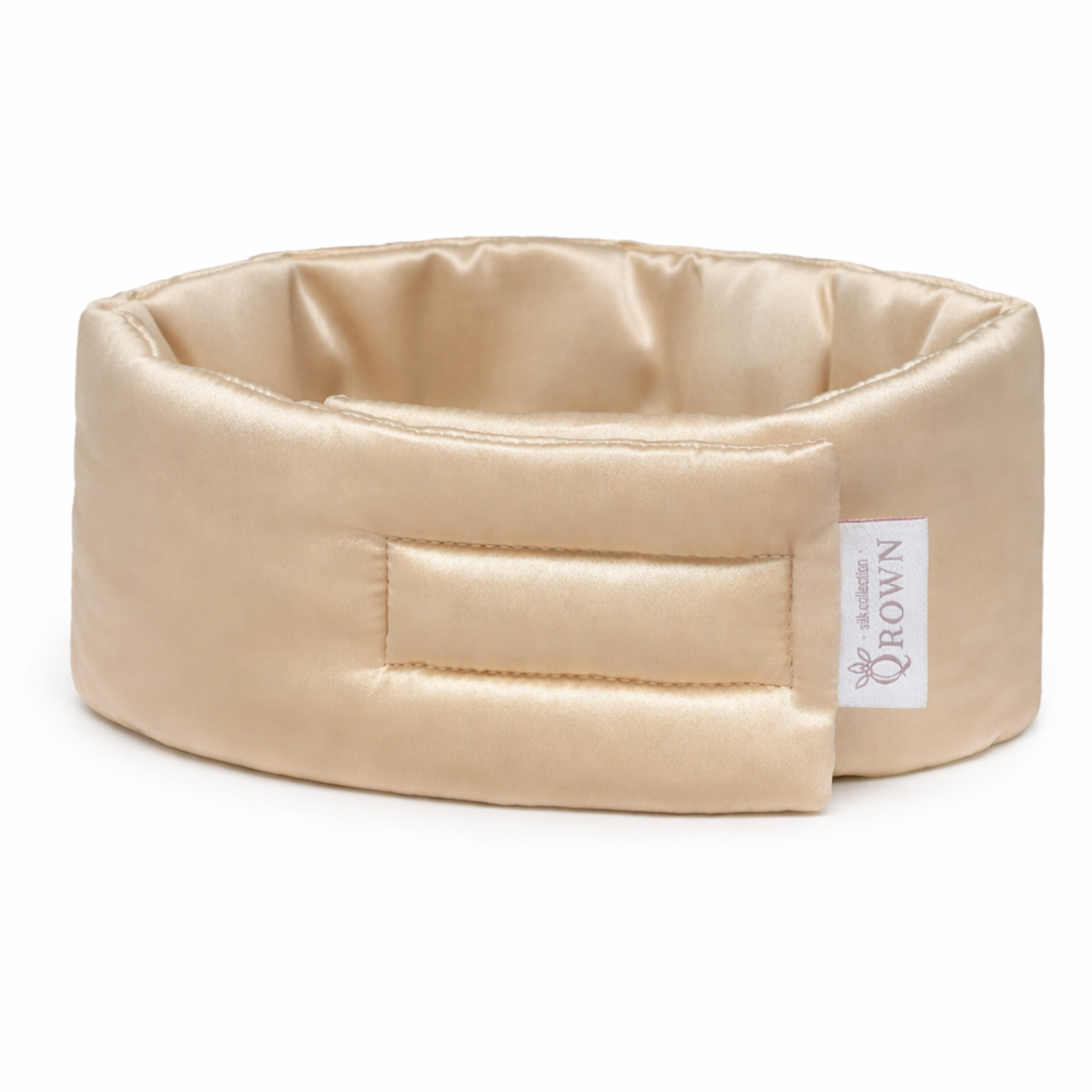 Hodvábna maska na spanie Qrown® Premium