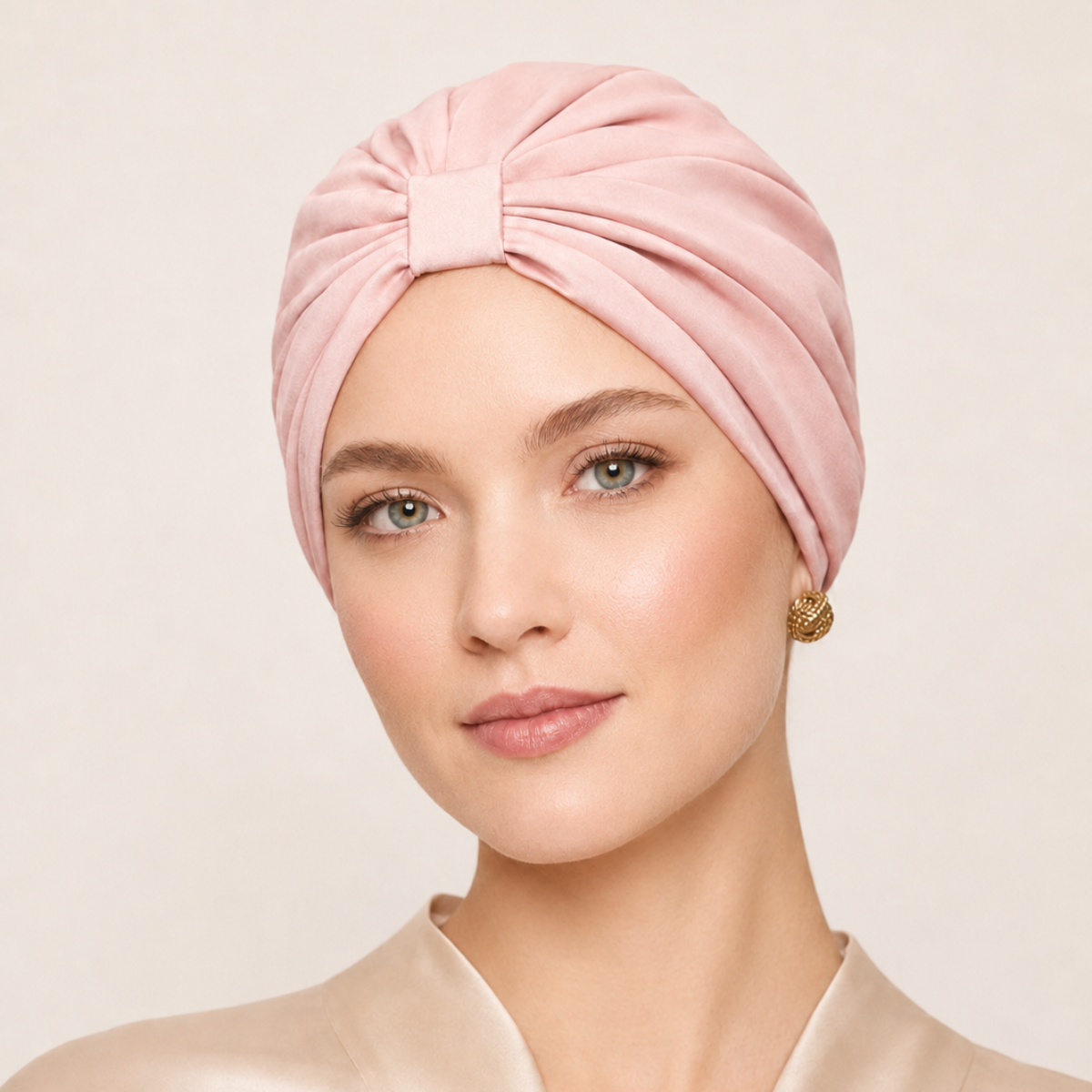 Qrown® hodvábny turban z morušového hodvábu 22 momme – rôzne farby