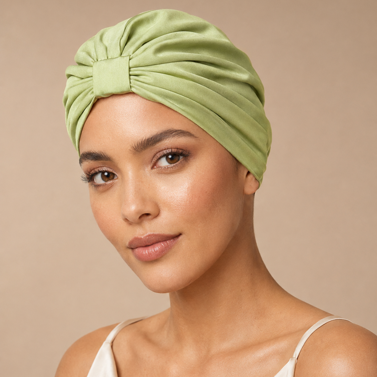 Qrown® hodvábny turban z morušového hodvábu 22 momme – rôzne farby