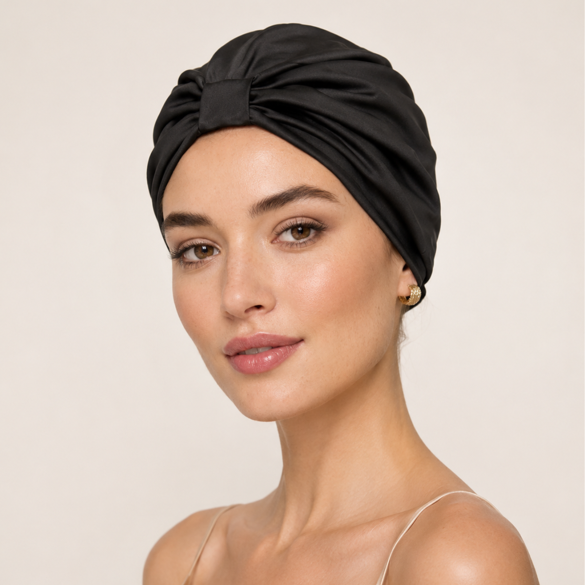 Qrown® hodvábny turban z morušového hodvábu 22 momme – rôzne farby