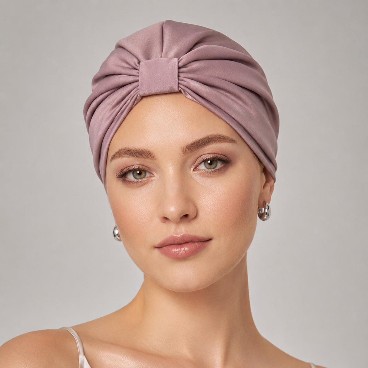 Qrown® hodvábny turban z morušového hodvábu 22 momme – rôzne farby