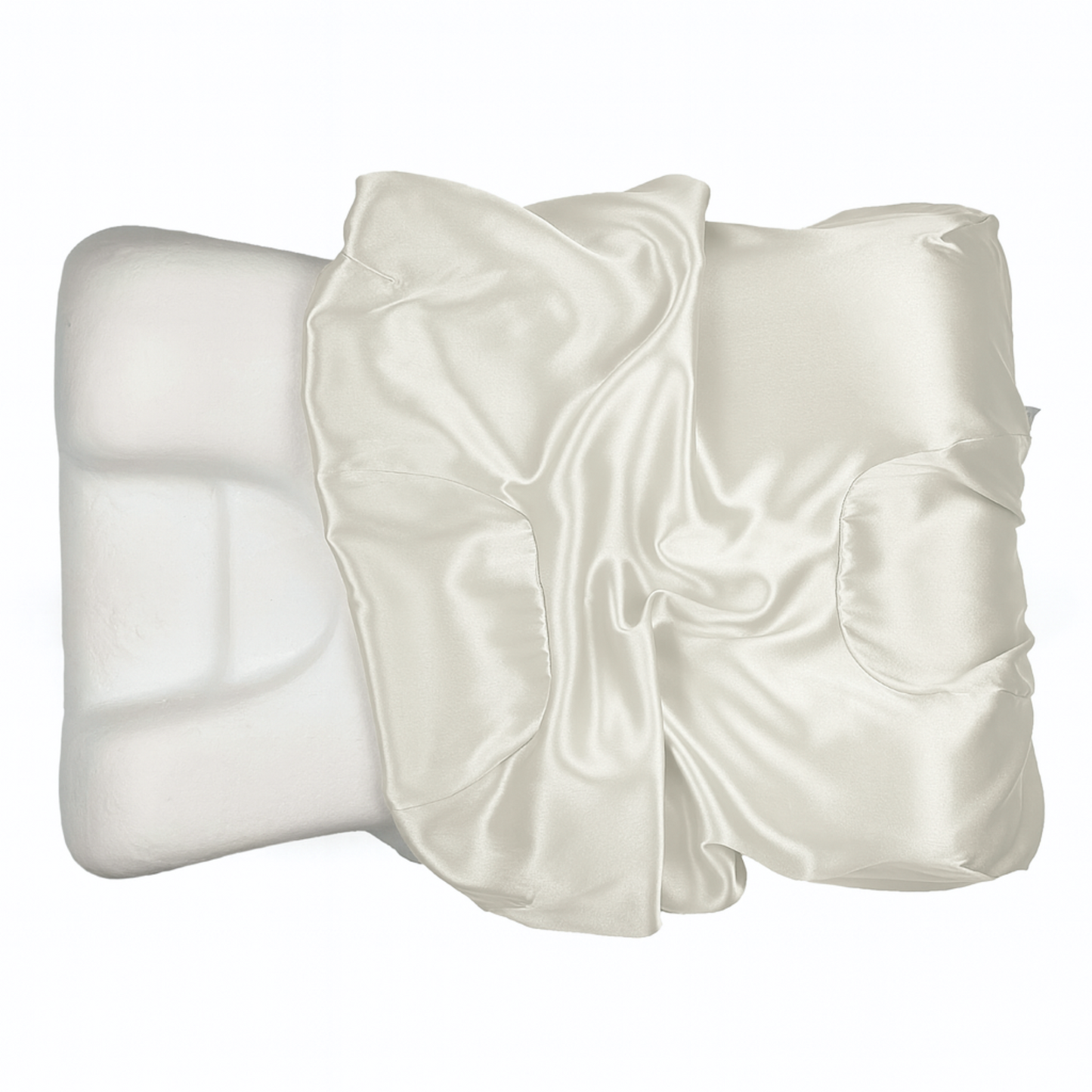 Hodvábna obliečka Qrown® Premium na vankúš proti vráskam