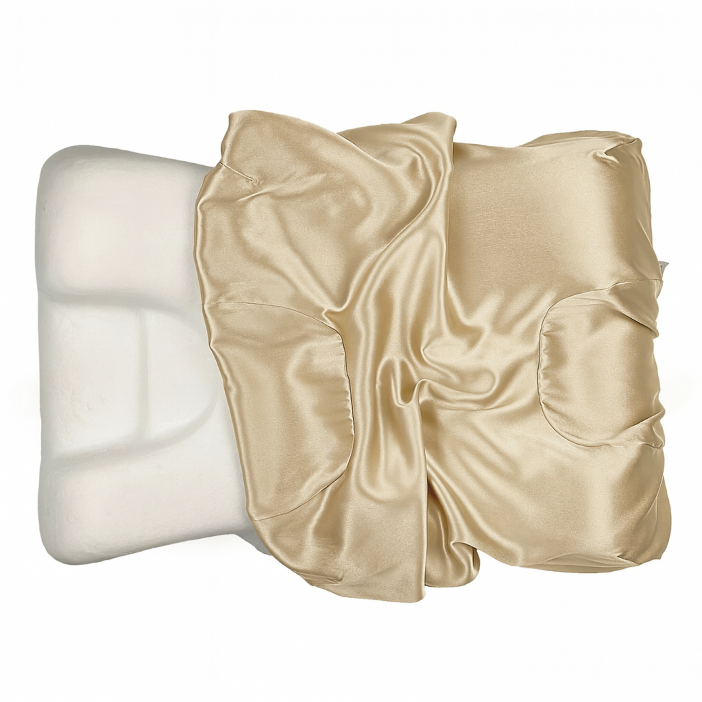 Hodvábna obliečka Qrown® Premium na vankúš proti vráskam