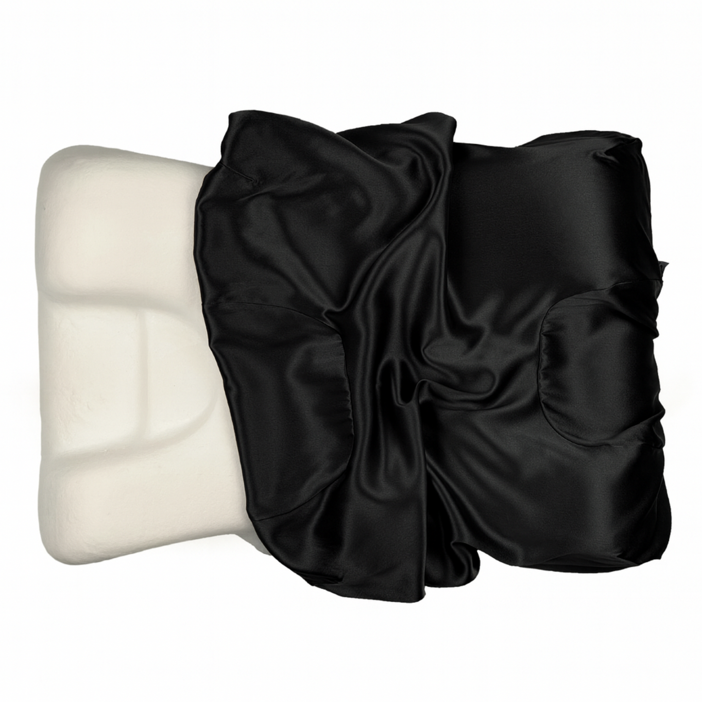 Hodvábna obliečka Qrown® Premium na vankúš proti vráskam